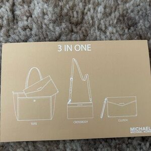 Michael Kors purse, brand new Brown latte color big size